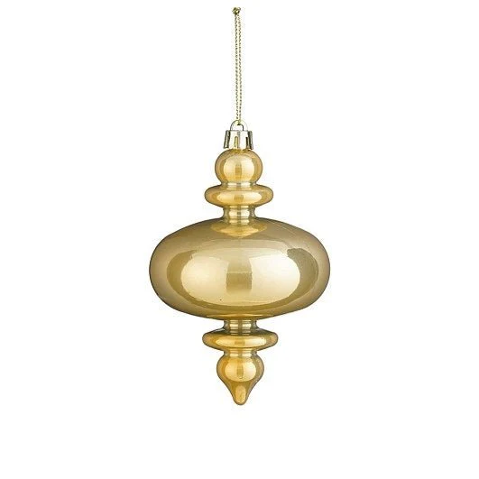 Ornament Finial Gold Pearl 15x8.5cm - Image 2