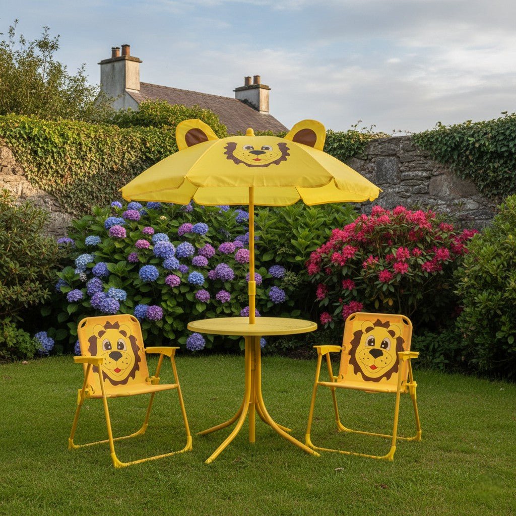 Outdoor Living Foldable Kids Garden Set – Yellow Lion - Image 2