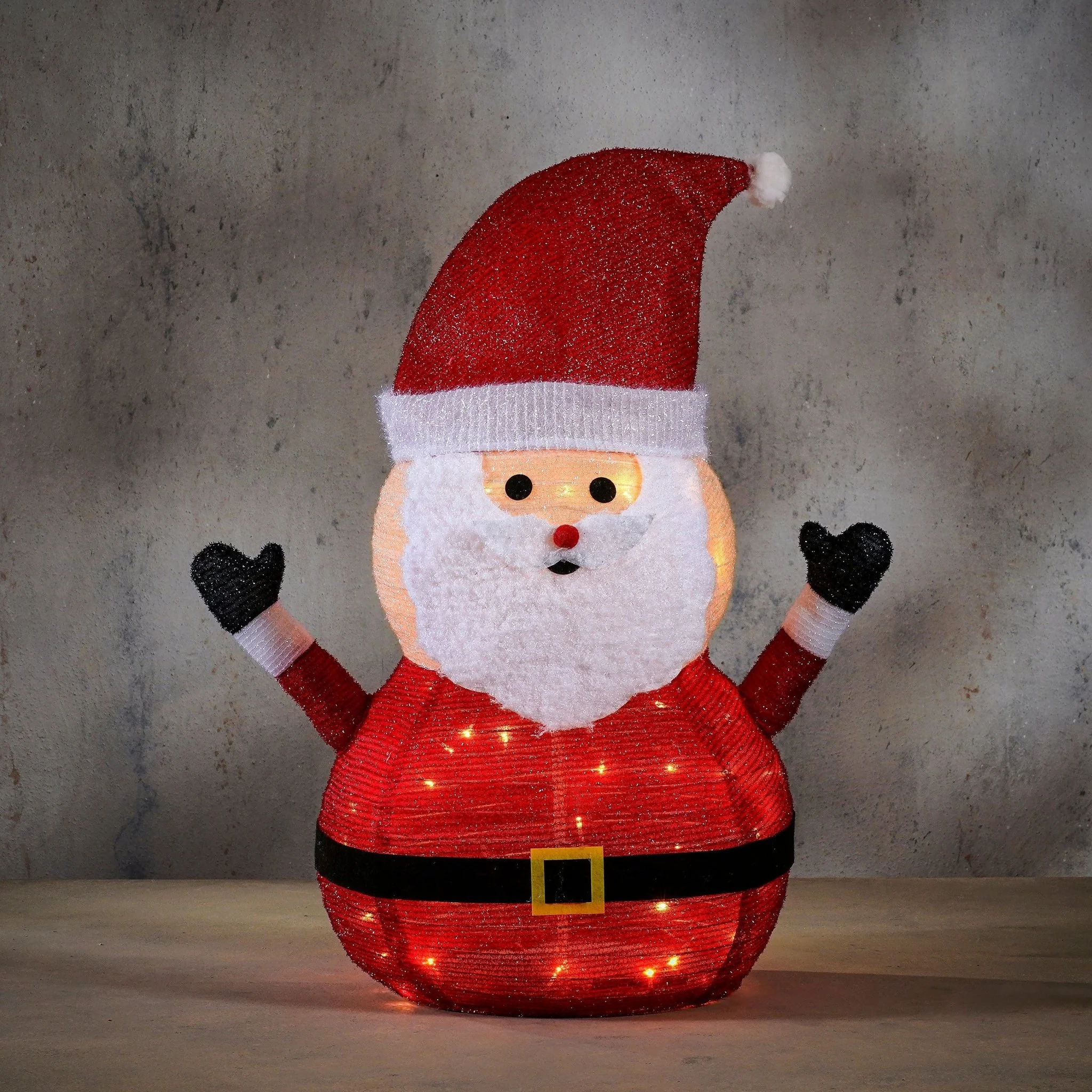 Outdoor Santa Claus 60 Led Warm Light Ip44 With Timer - Image 2