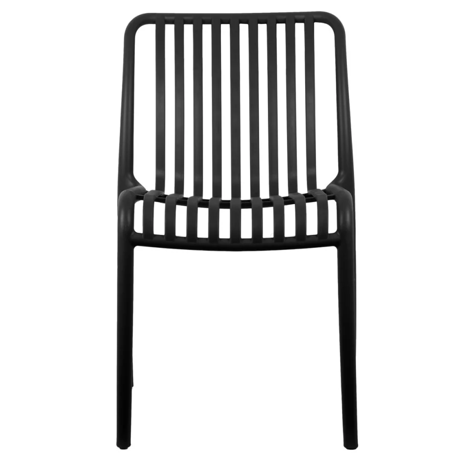 Outdoor Stackable Dining Chair Glee Black - Image 3