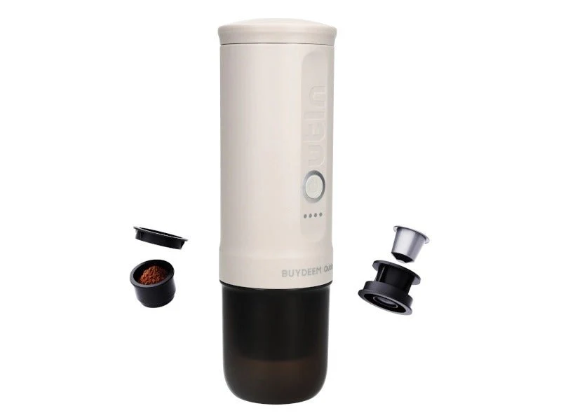 Outin X Buydeem Nano Portable Espresso Coffee Machine Oat White