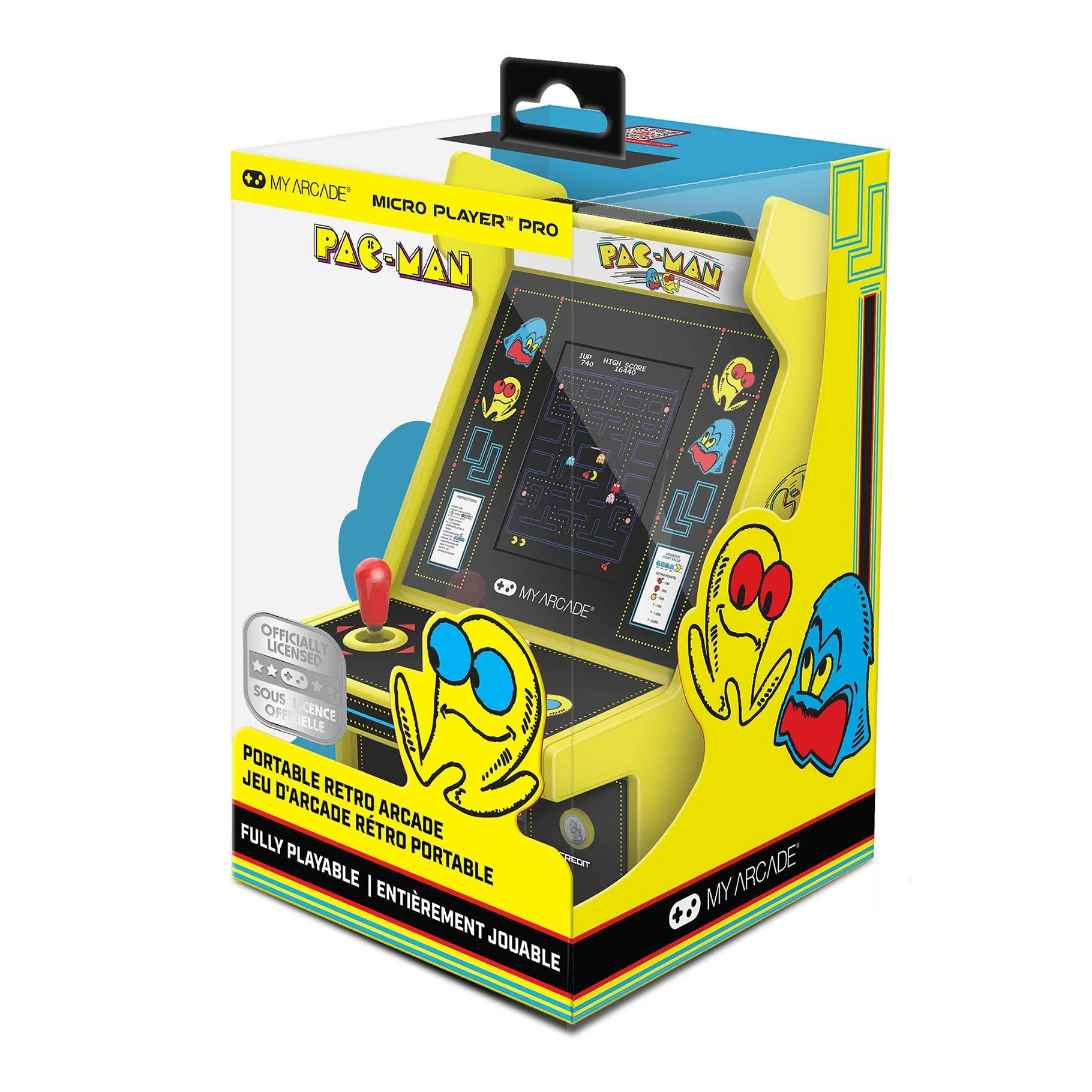 Pac-Man Micro Player Pro 6.7" Portable Retro Arcade