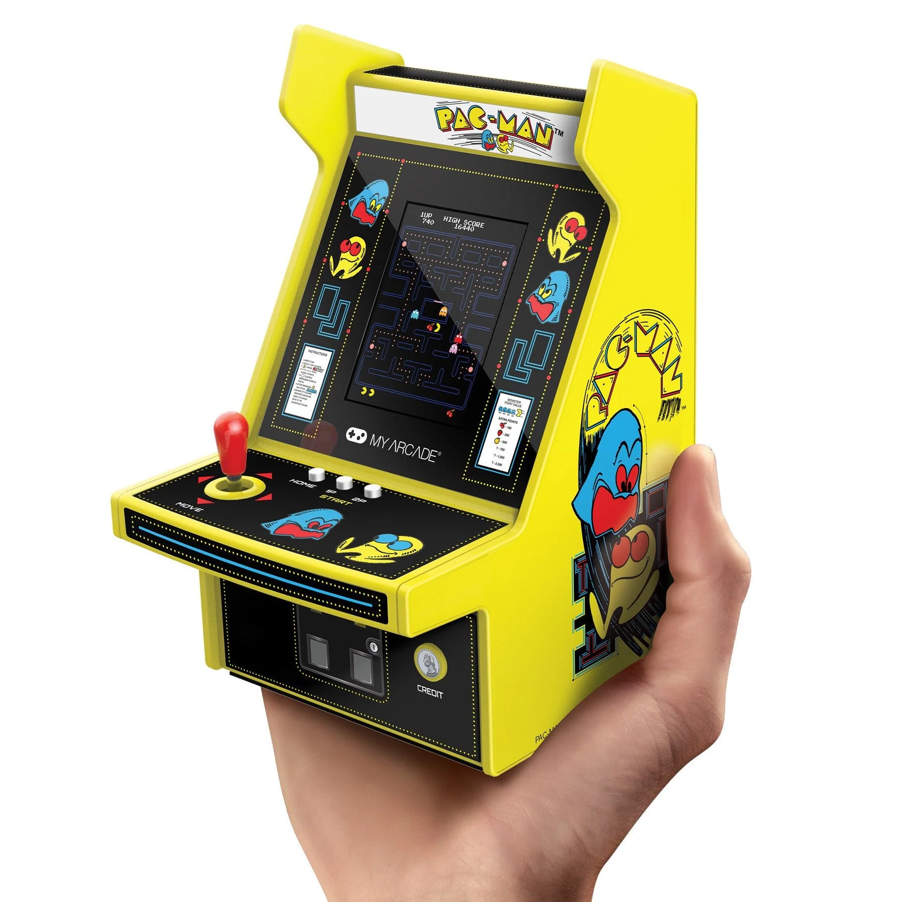 Pac-Man Micro Player Pro 6.7" Portable Retro Arcade - Image 2