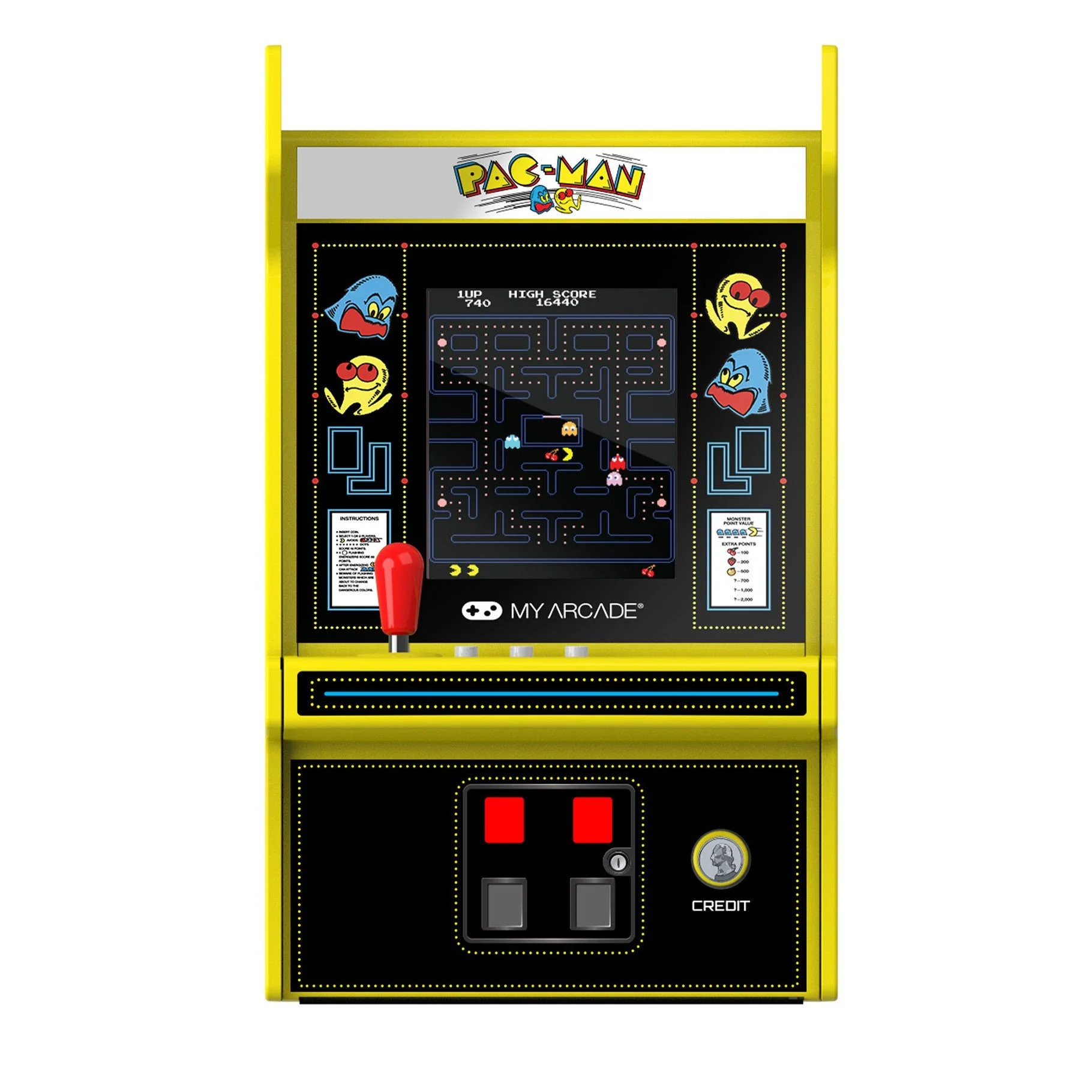 Pac-Man Micro Player Pro 6.7" Portable Retro Arcade - Image 6