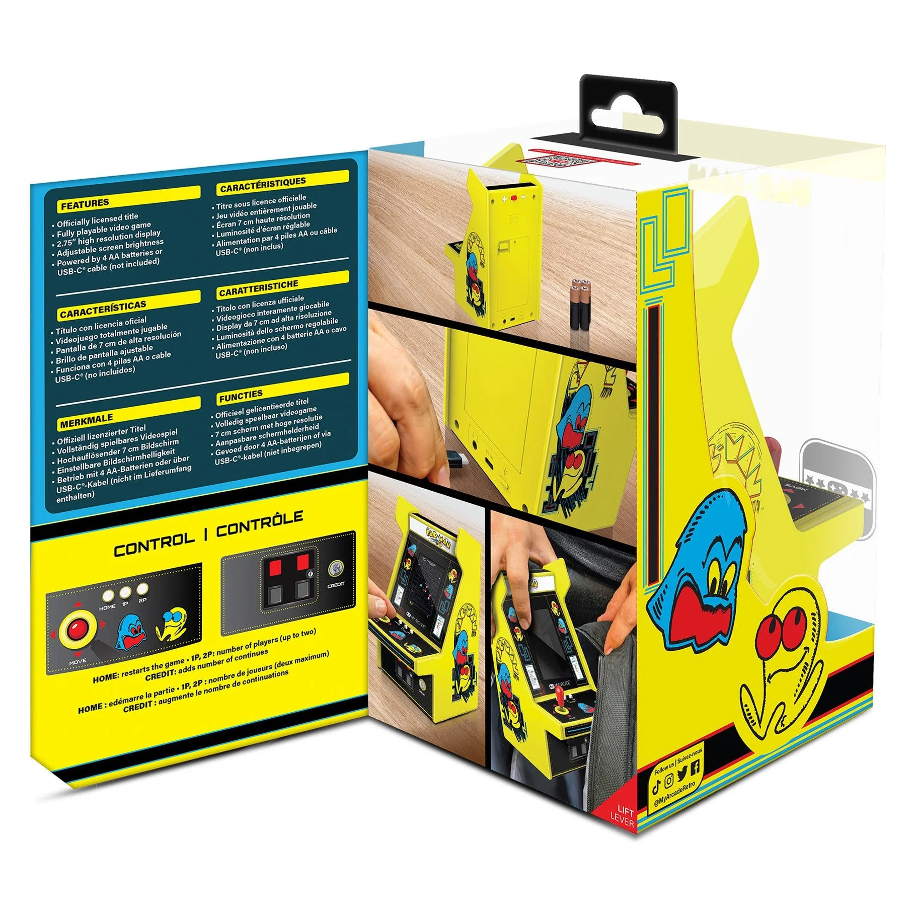 Pac-Man Micro Player Pro 6.7" Portable Retro Arcade - Image 8