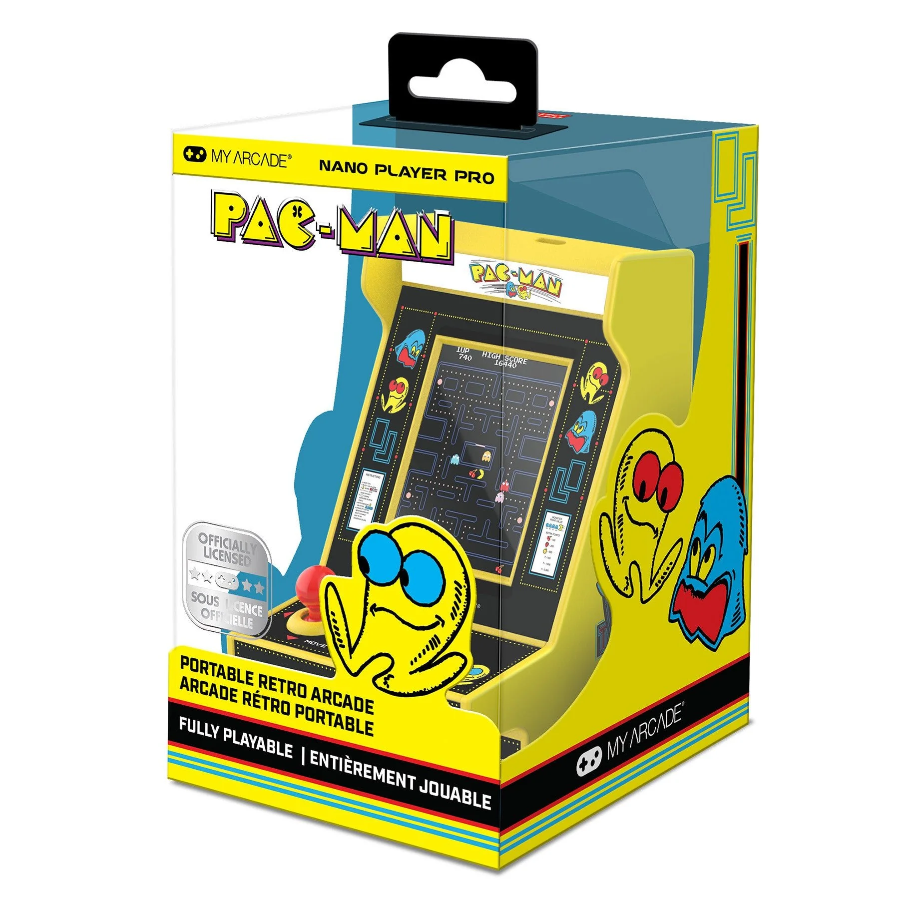 Pac-Man Nano Player Pro 4.8" Portable Retro Arcade