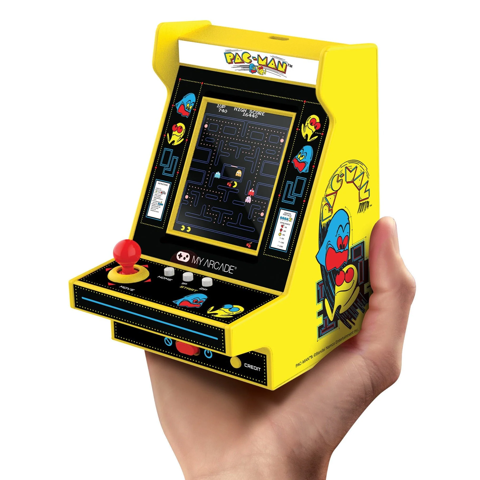 Pac-Man Nano Player Pro 4.8" Portable Retro Arcade - Image 2
