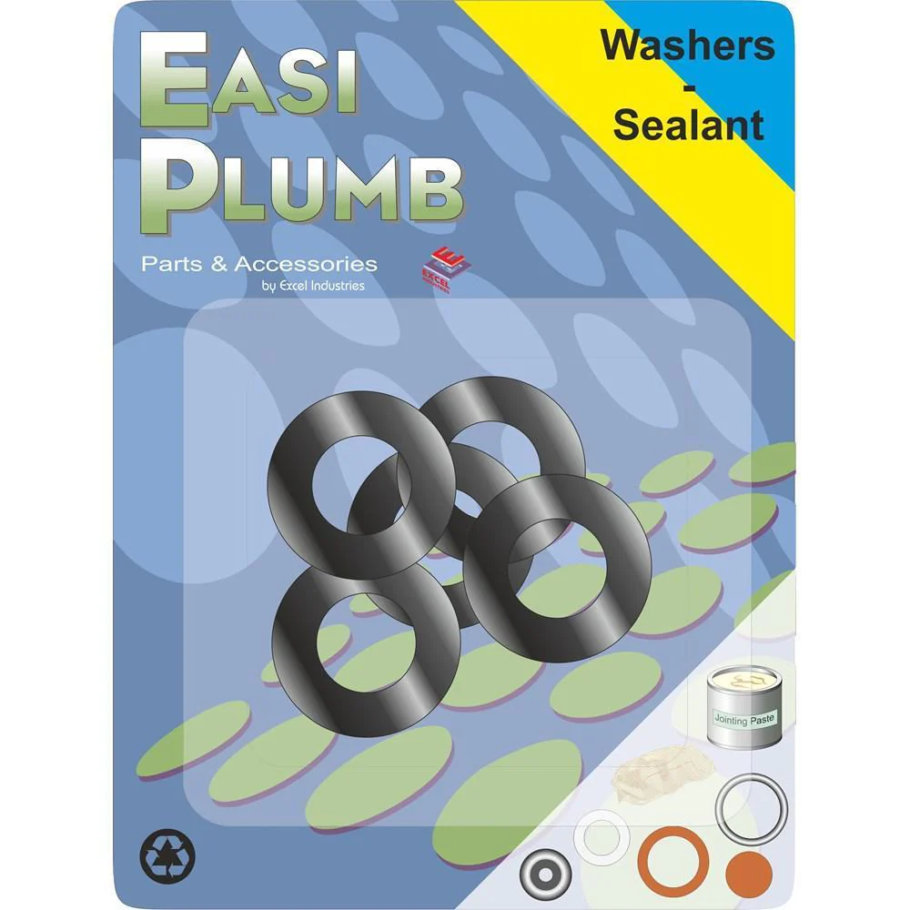 Pack 5 Spare Shower Hoses Washers EPSHW5 - Image 2