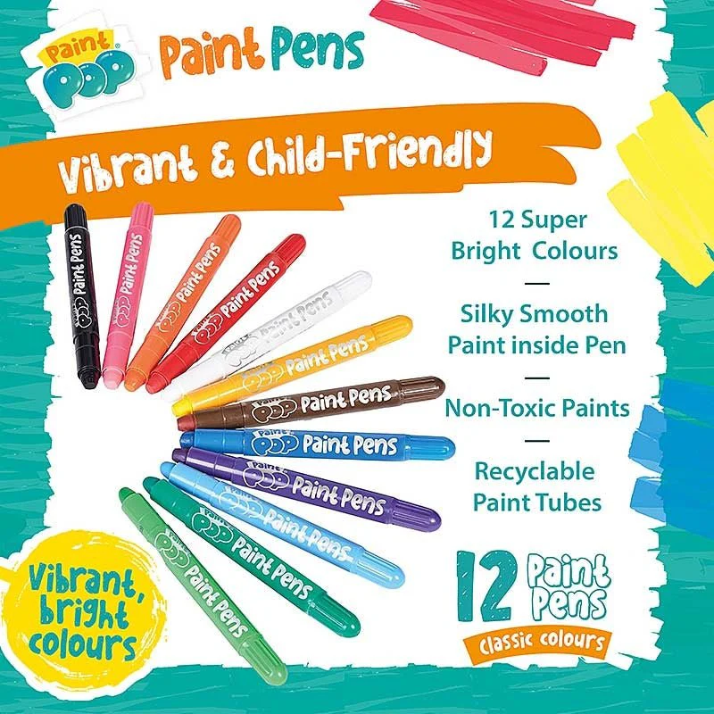 Paint Pop Paint Pens 12 Pack - Image 3