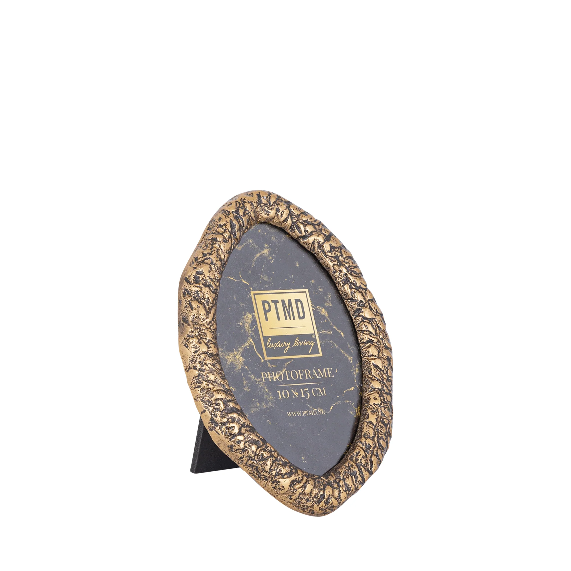 Paislie Brass Cast Alum Photo Frame Oval 10 x 15cm - Image 2