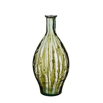 Palermo Vase Recycled Glass Green - h60xd28cm