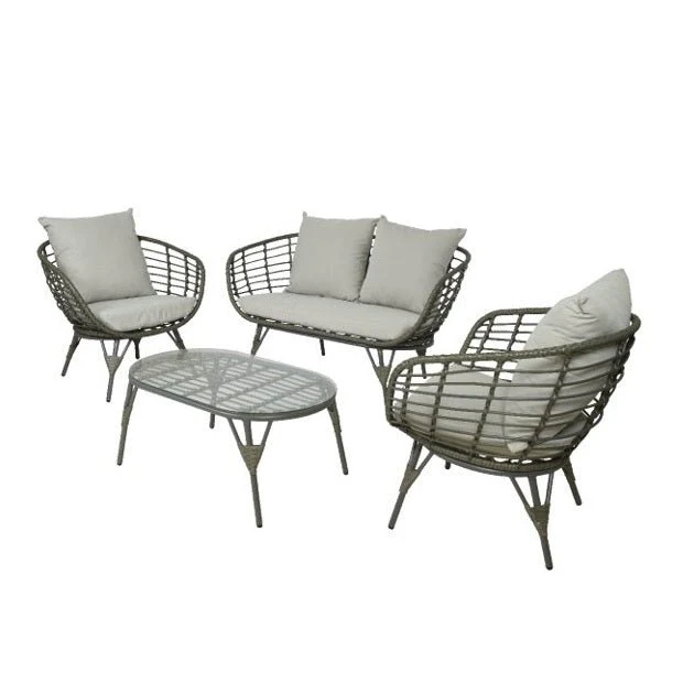Palermo Wicker 4 Seater Set - Image 2
