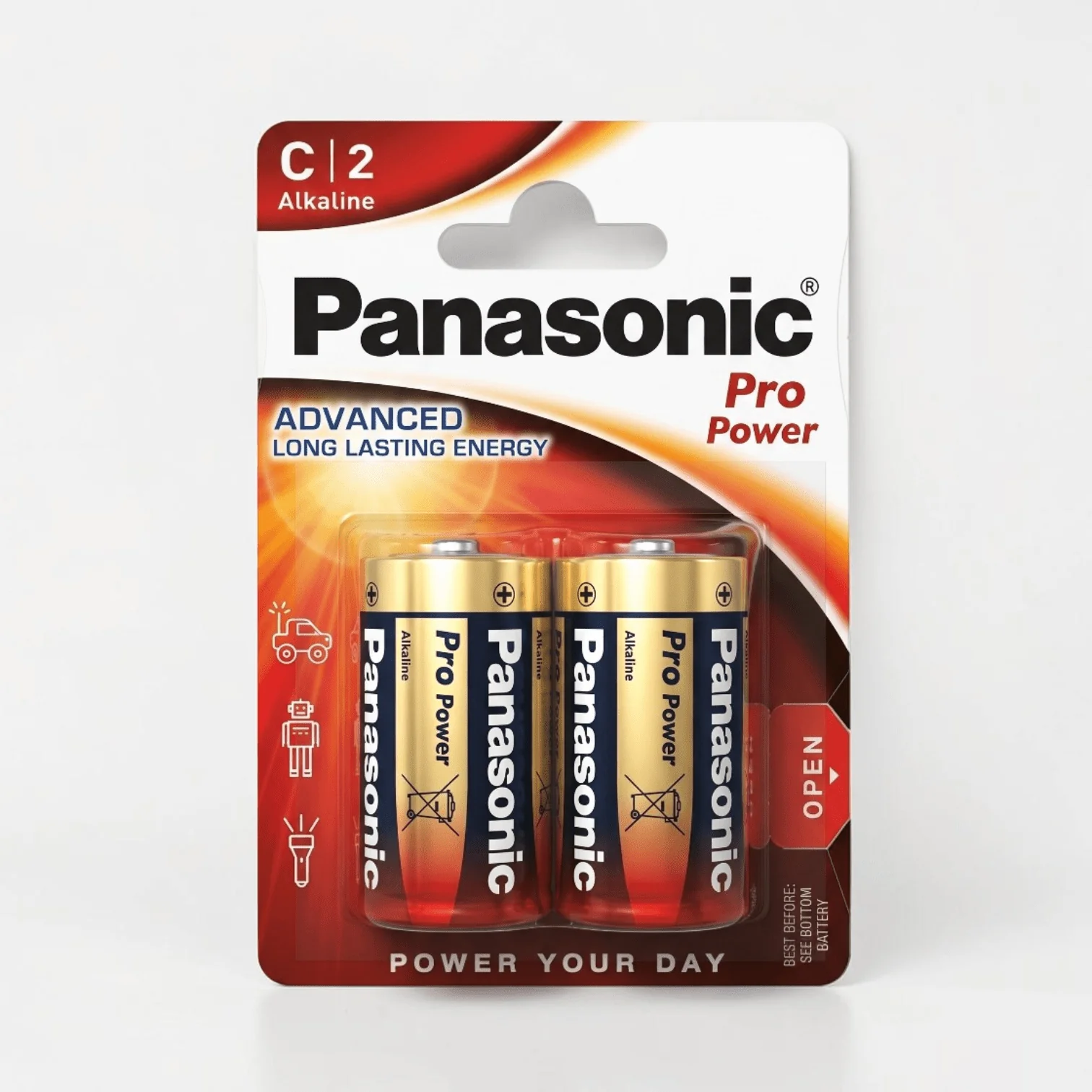 Panasonic Pro Power C Alkaline Batteries – 2 Pack