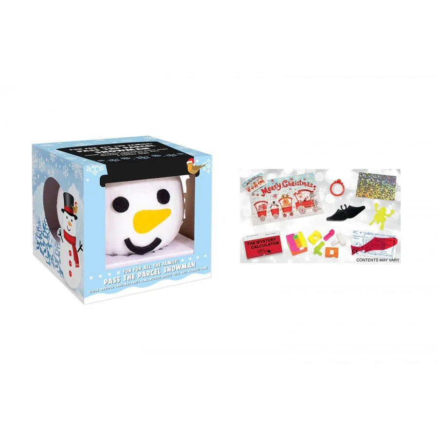 Pass The Parcel Snowman Family Christmas Game