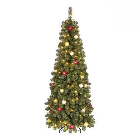 Patterson Christmas Tree with 140 Warm White Leds and 450 TIPS with timer 180cm (6ft)