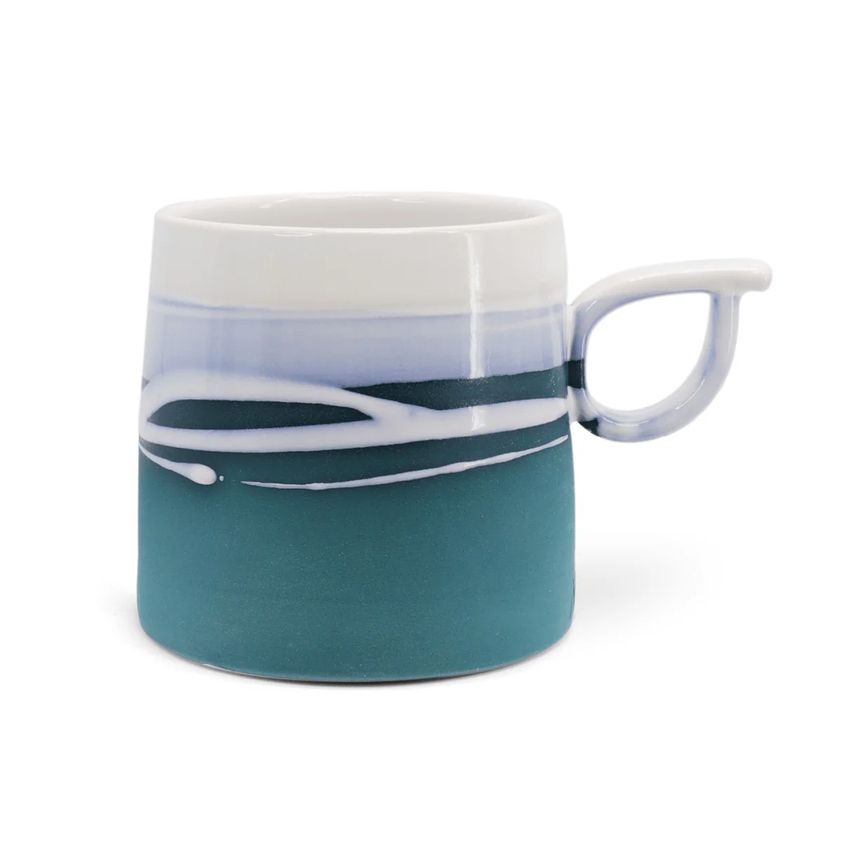 Paul Maloney Pottery Teal Mug