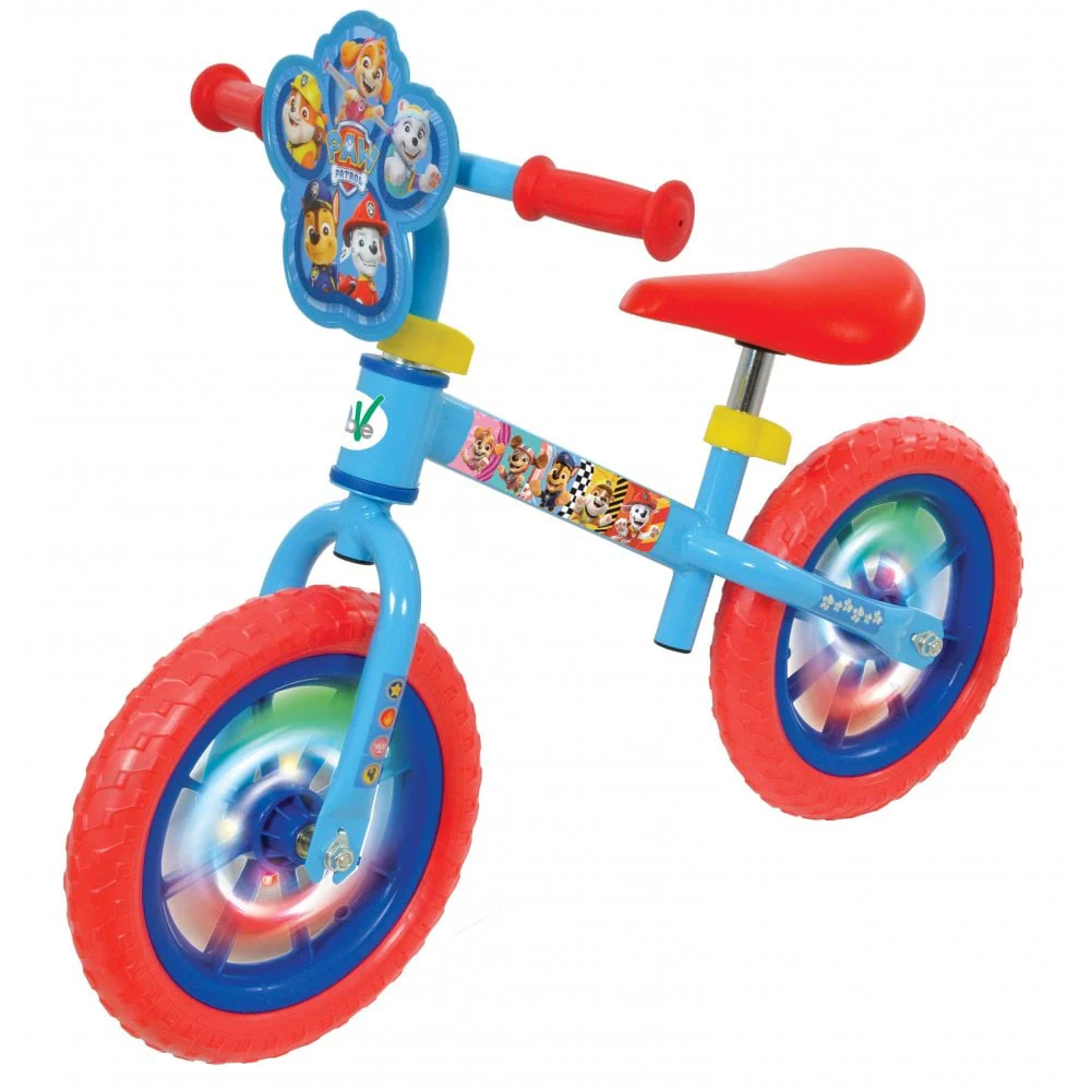 Paw Patrol 12" Balance Bike with Light up Wheels