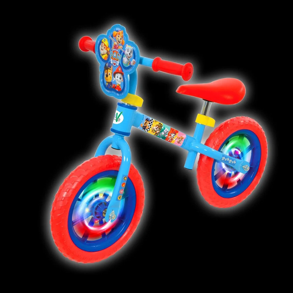 Paw Patrol 12" Balance Bike with Light up Wheels - Image 2