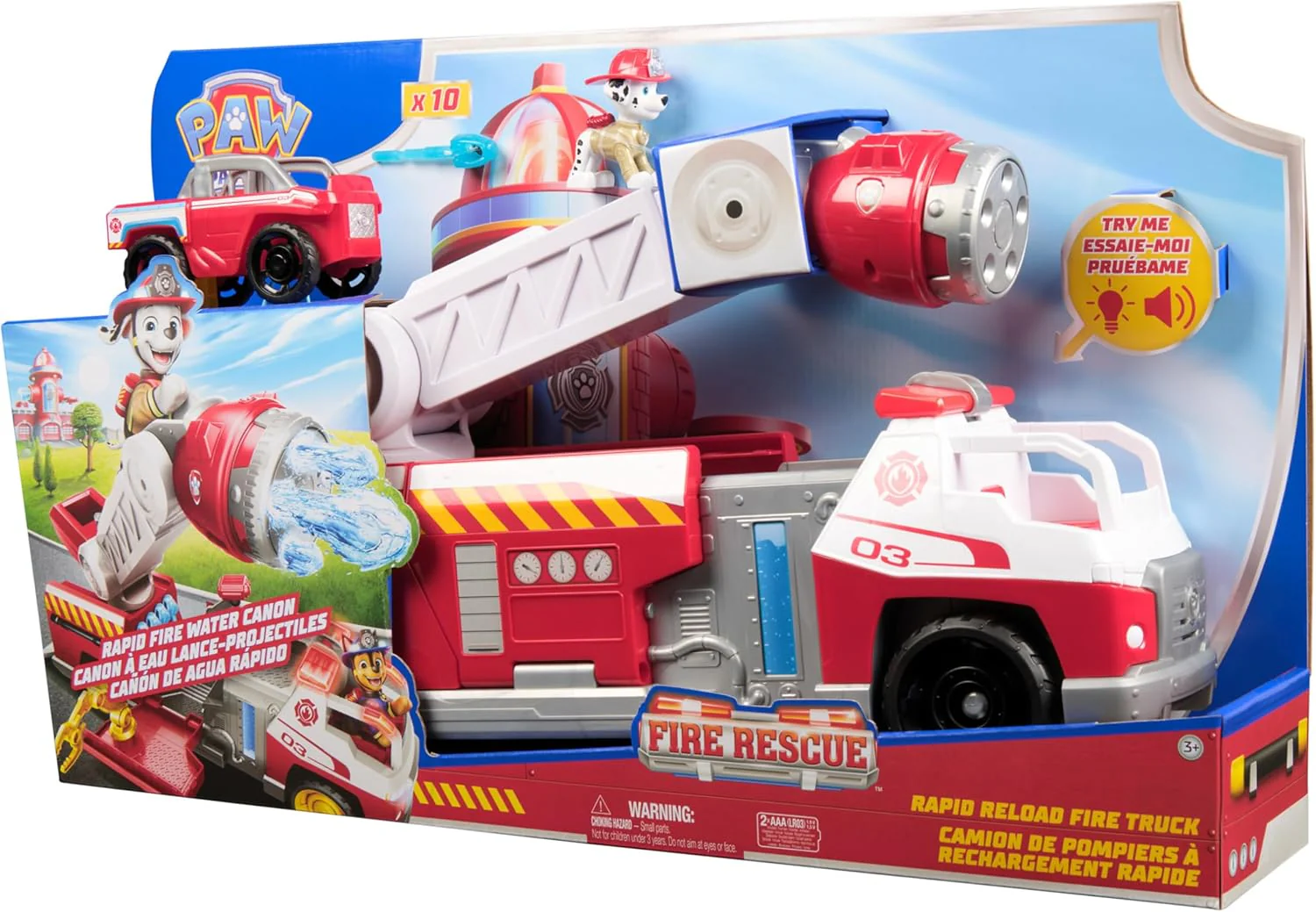 PAW Patrol Fire Rescue: Rapid Reload Fire Truck
