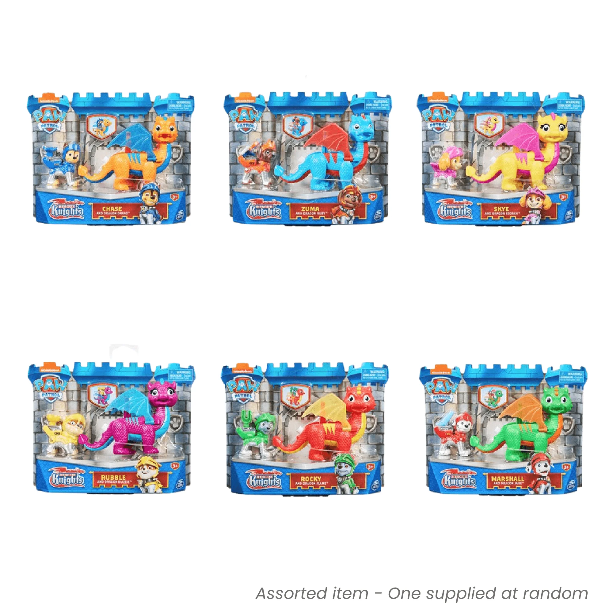 Paw Patrol Rescue Knights Hero Pups Assorted Styles
