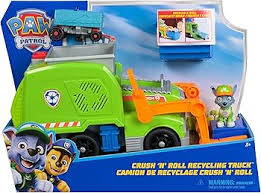 Paw Patrol - Rocky & his Crush N' Roll Recycling Truck