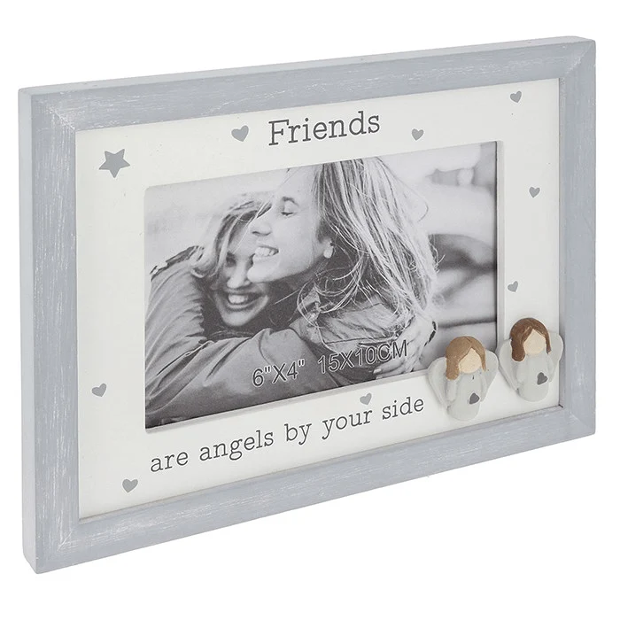 Pebble Angel 6x4 Photo Frame Friends