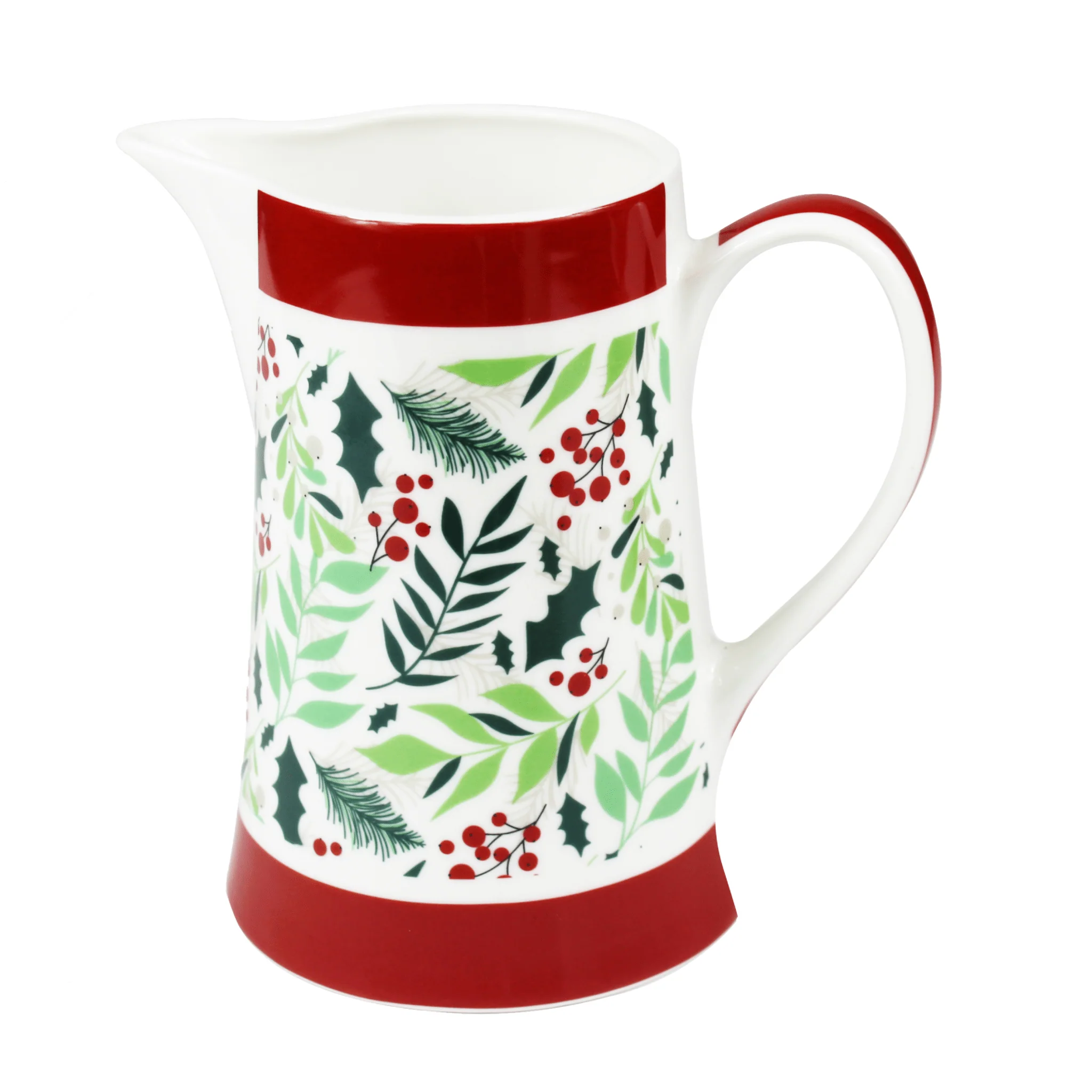 Peggy Wilkins Graceful Christmas Ceramic Jug