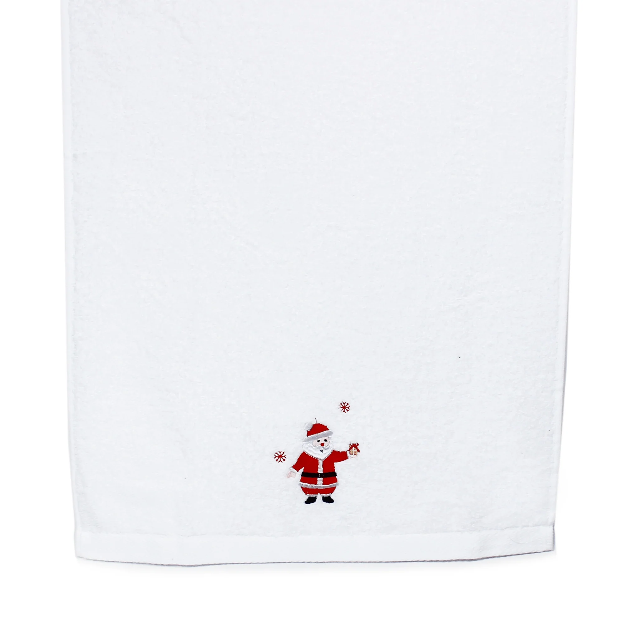 Peggy Wilkins Santa Embroidered Guest Towel 30x50cm