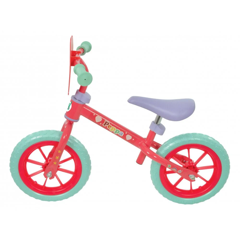 Peppa Pig 12" Balance Bike with Light up Wheels - Image 3