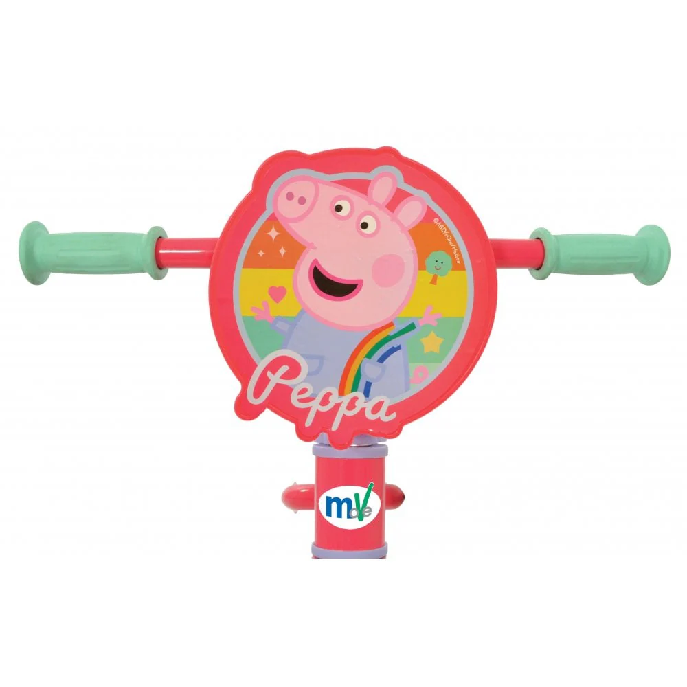 Peppa Pig 12" Balance Bike with Light up Wheels - Image 4