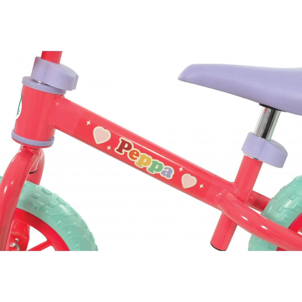 Peppa Pig 12" Balance Bike with Light up Wheels - Image 5