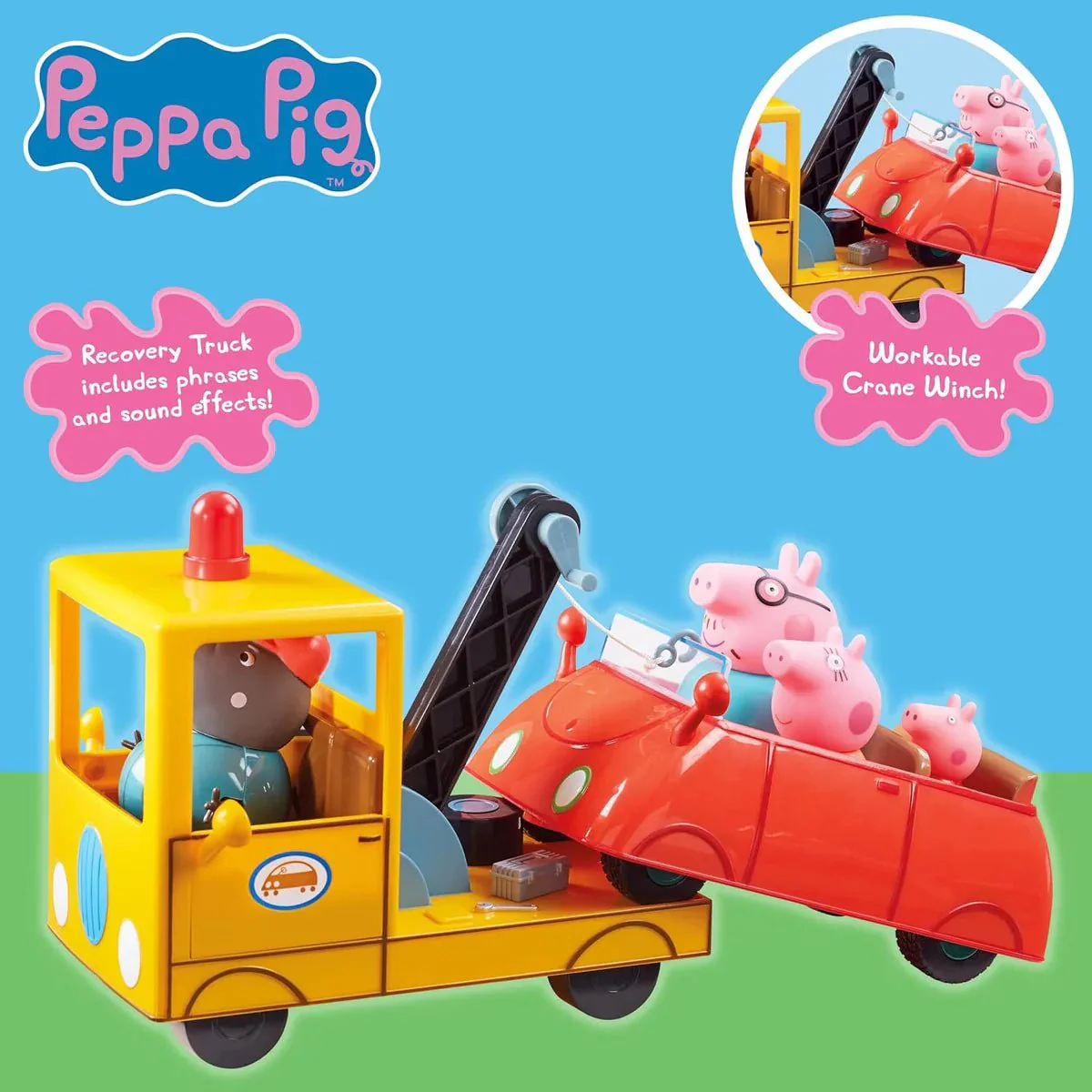 Peppa Pig Grandad Dogs Recovery Vehicle Playset - Image 2