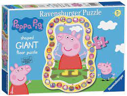 Peppa Pig Shaped Floor Puzzle 24Pc