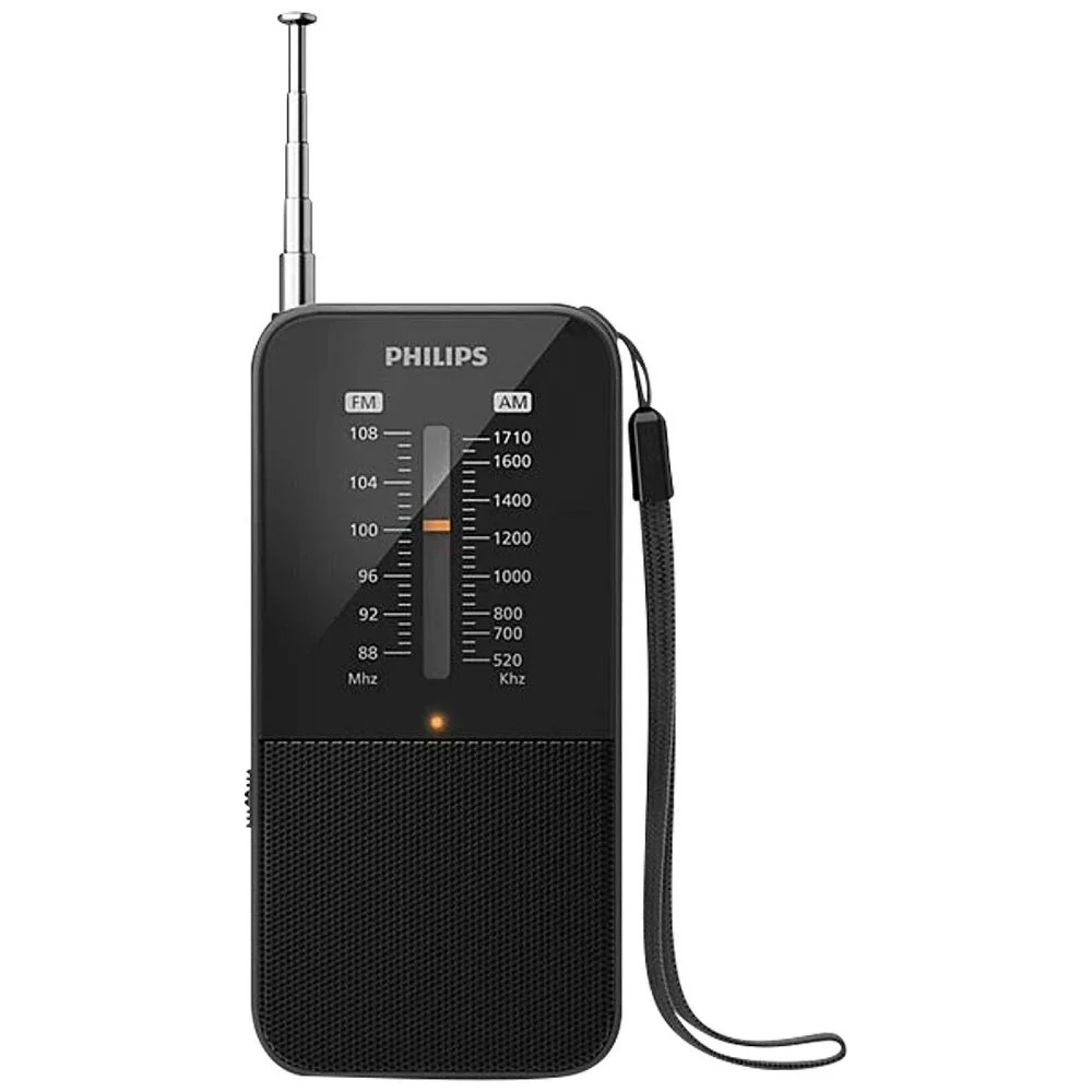 Philips Portable AM/FM Radio Black