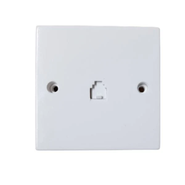 Phoenix 1 Gang Telephone Socket Flush