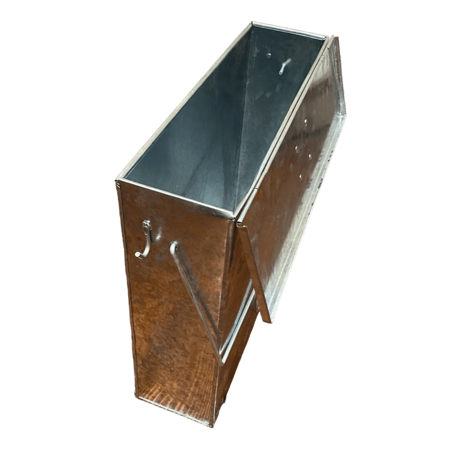 Phoenix Galvanised Ash Safe - Large 16.5″ X 4.5″ X 15″ - Image 3