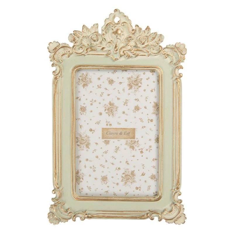 Photo Frame 10x15 cm Green Classic