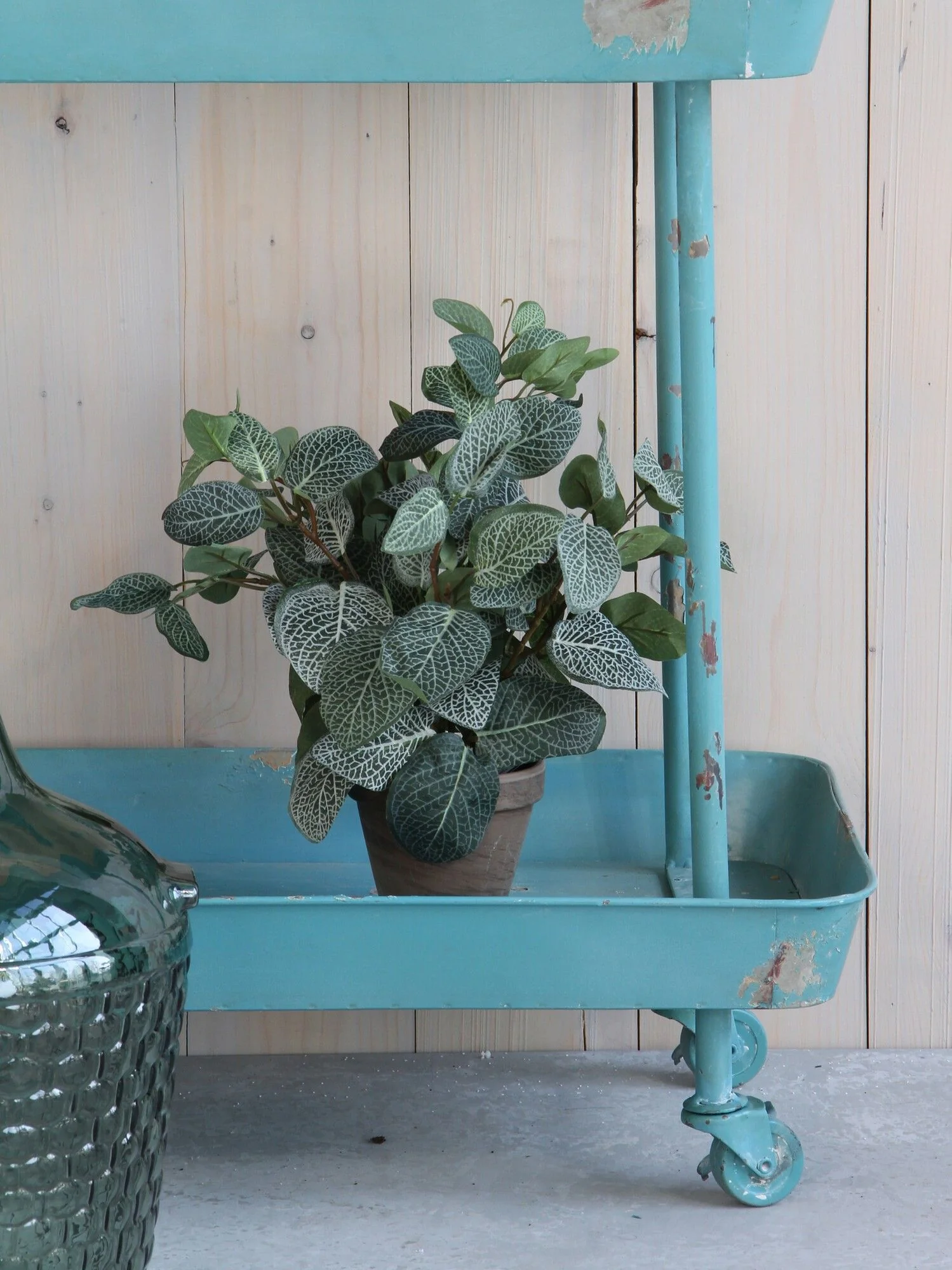 Pilea Artificial Plant in Plant Pot H35 x Ø25cm - Image 2
