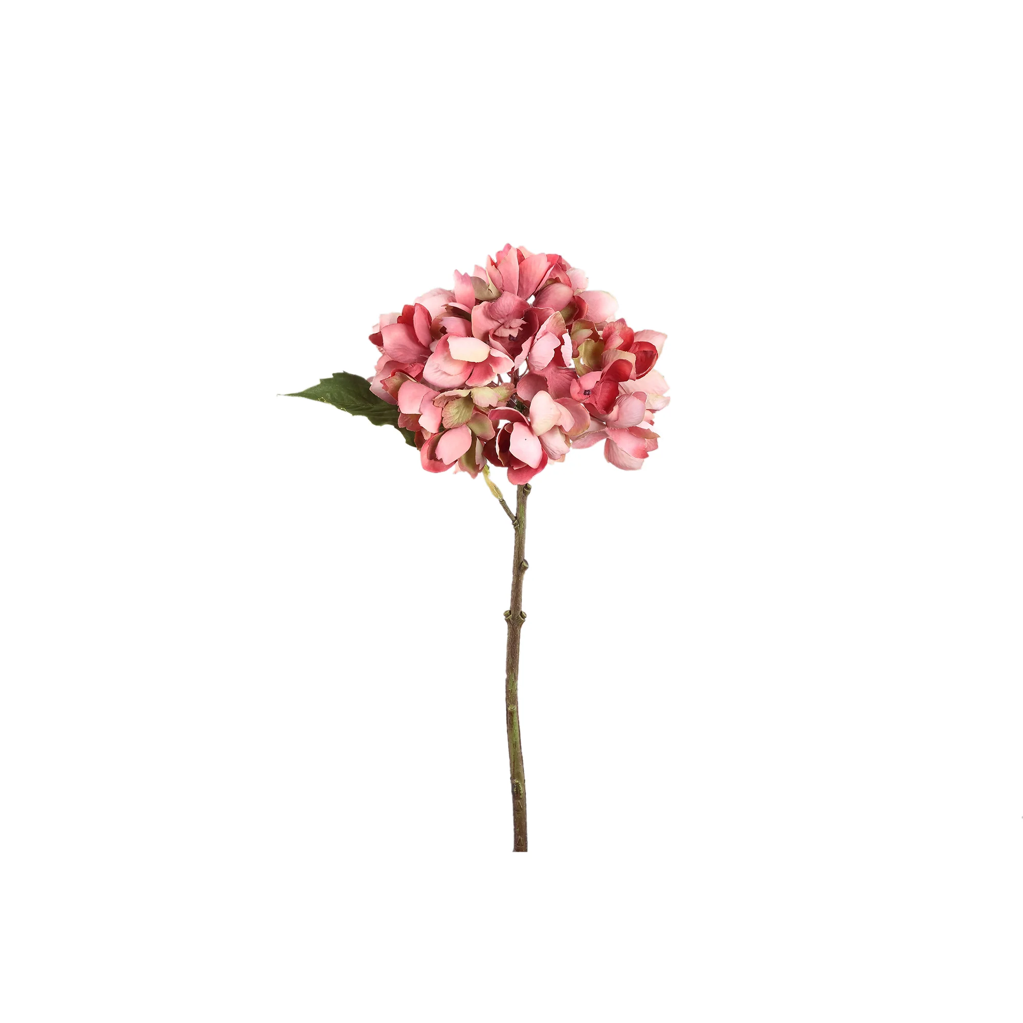 Pink Hydrangea Stem Artificial Flower