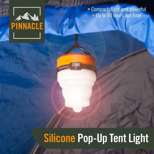 Pinnacle Silicone Battery Operated Pop Up Tent Light - Image 4