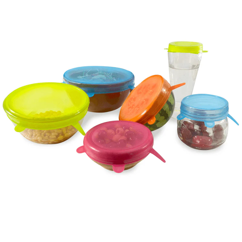 Planit Bubble Silicone Stretch Lids Assorted Colours - Image 2