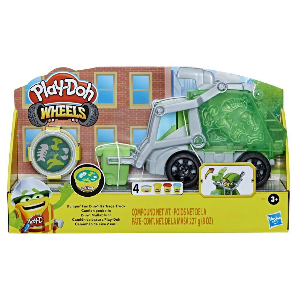 Play Doh Dumpin Fun 2 In 1 Garbage Truck - Image 2