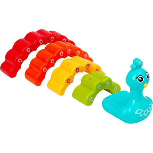 Play Tots Rainbow Peacock Stacker - Image 6