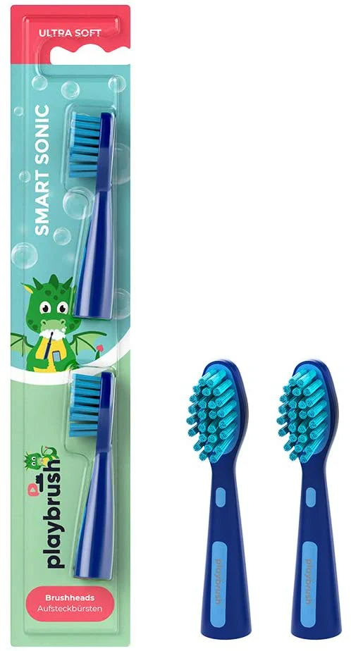 Playbrush Smart Sonic Heads X2 Blue