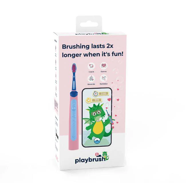 Playbrush Smart Sonic Kids Toothbrush Pink
