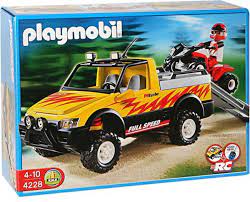 Playmobil 4228 City Action Pick Up Truck With Quad