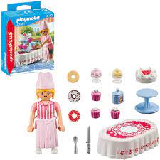 Playmobil 70381 Baker With Dessert Table - Image 2