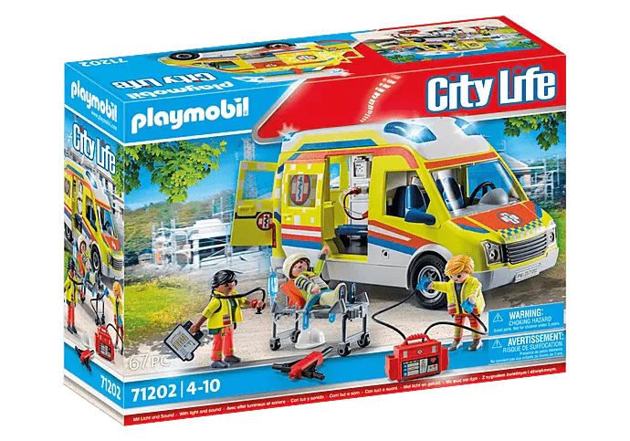 PLAYMOBIL City Life Ambulance with light and sound