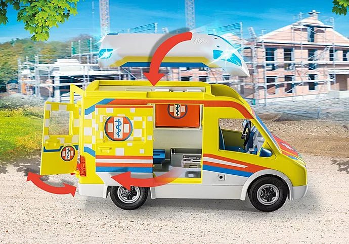 PLAYMOBIL City Life Ambulance with light and sound - Image 2