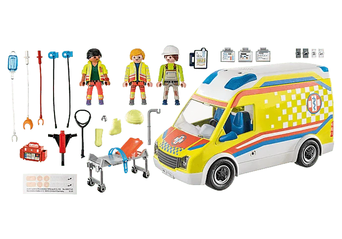 PLAYMOBIL City Life Ambulance with light and sound - Image 3